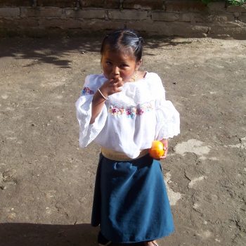 Onze gastvrouw nabij Otavalo